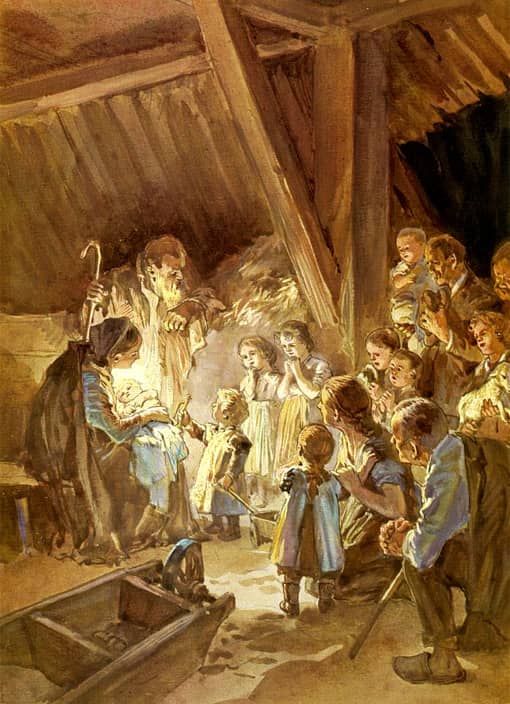Christkind Krippe Märchen