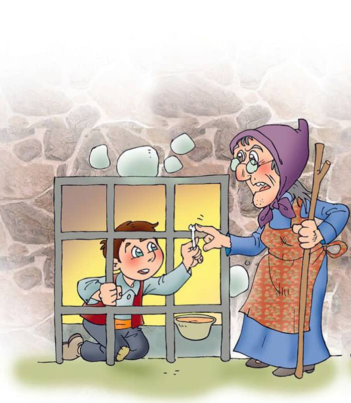 Hänsel und Gretel Hexe Finger Knochen