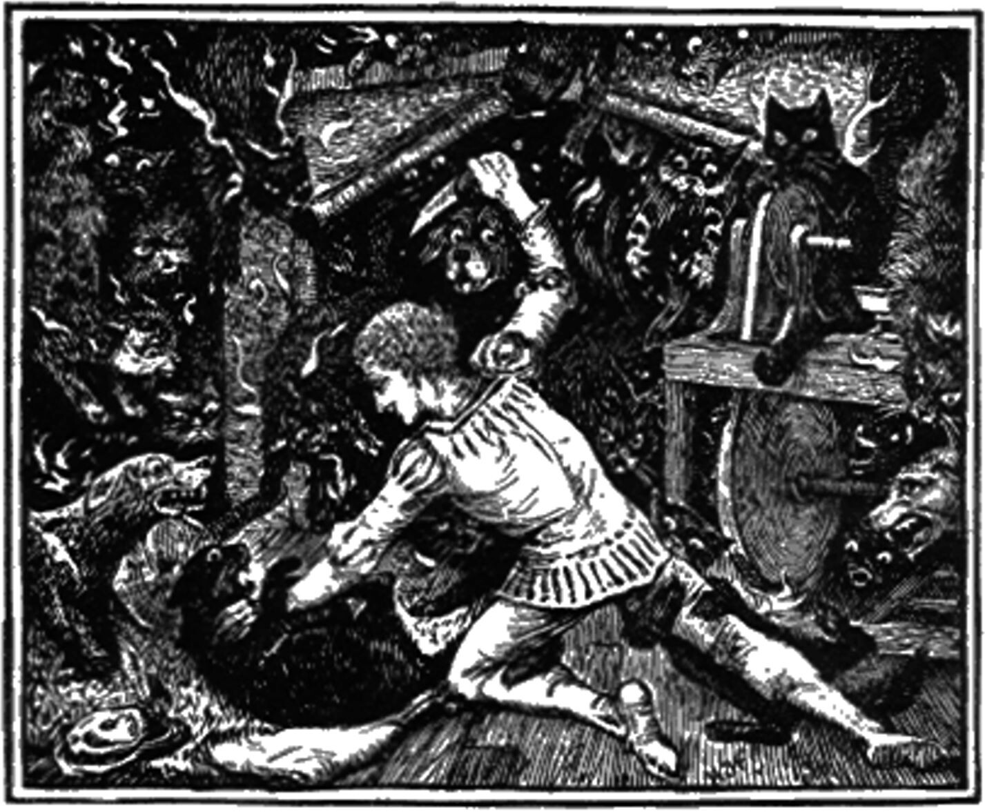 wikipedia Satu pojasta joka tahtoi oppia pelkäämään (Andrew Lang 1889 2)