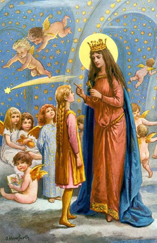 La hija de la Virgen María Cuento de hadas