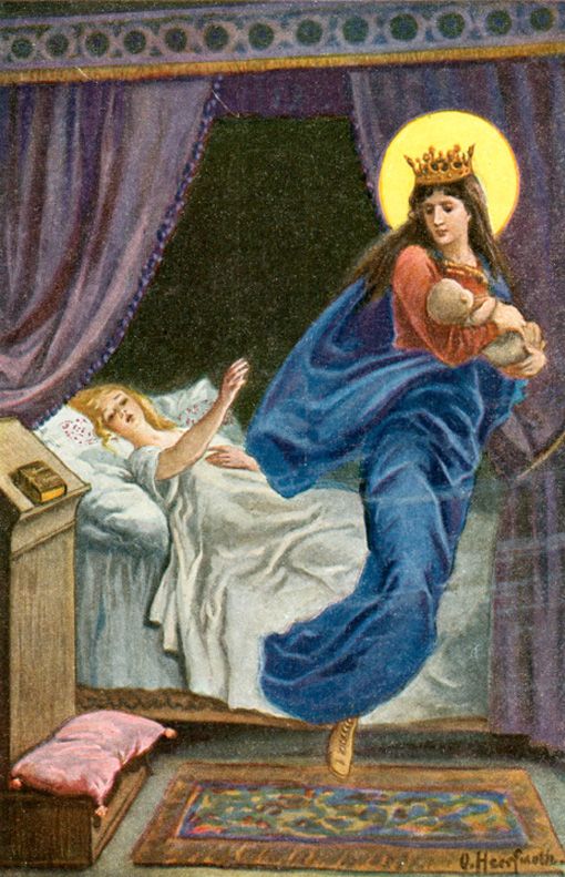 La hija de la Virgen María Cuento de hadas