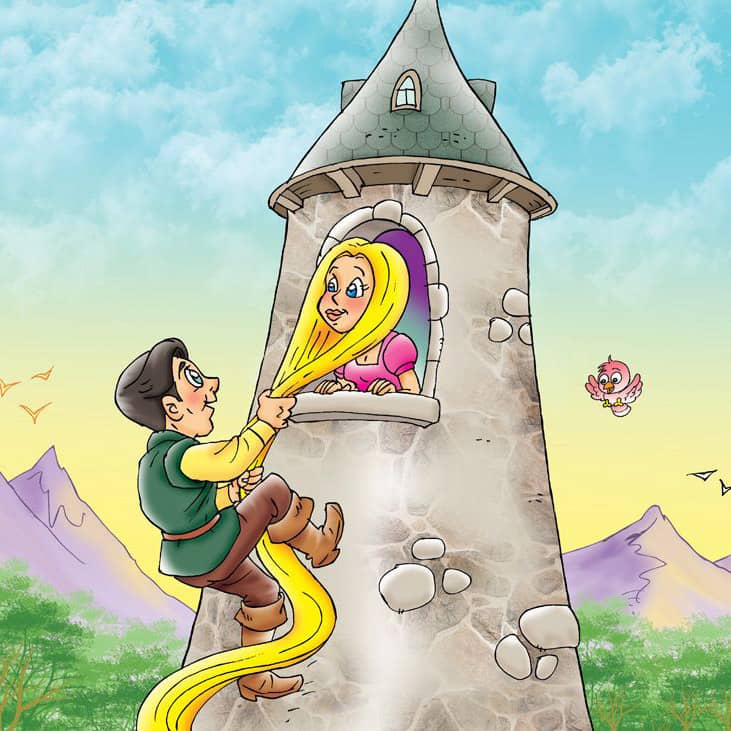 Prinz Rapunzel Haare