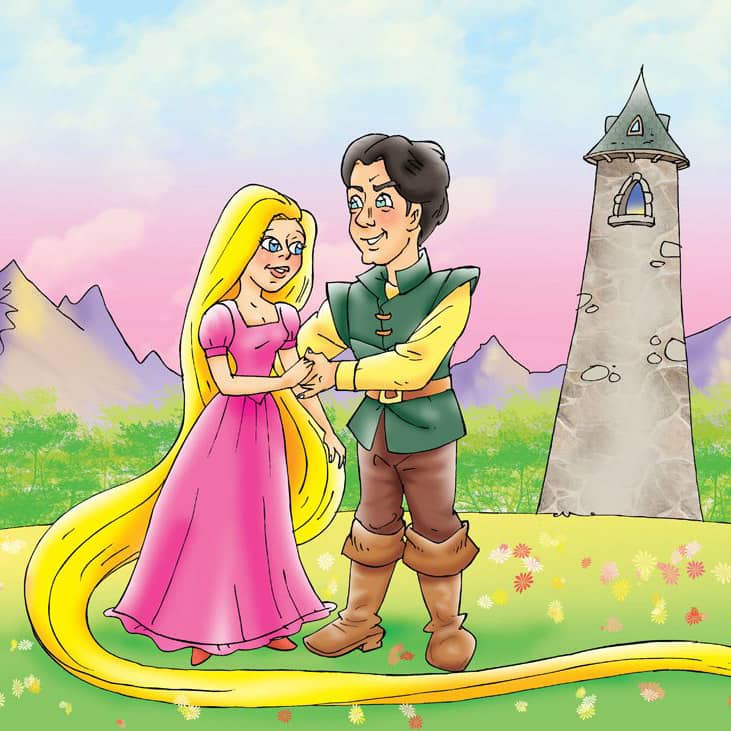 Prinz und Rapunzel Ende