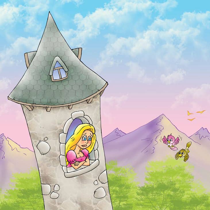 Rapunzel im Turm