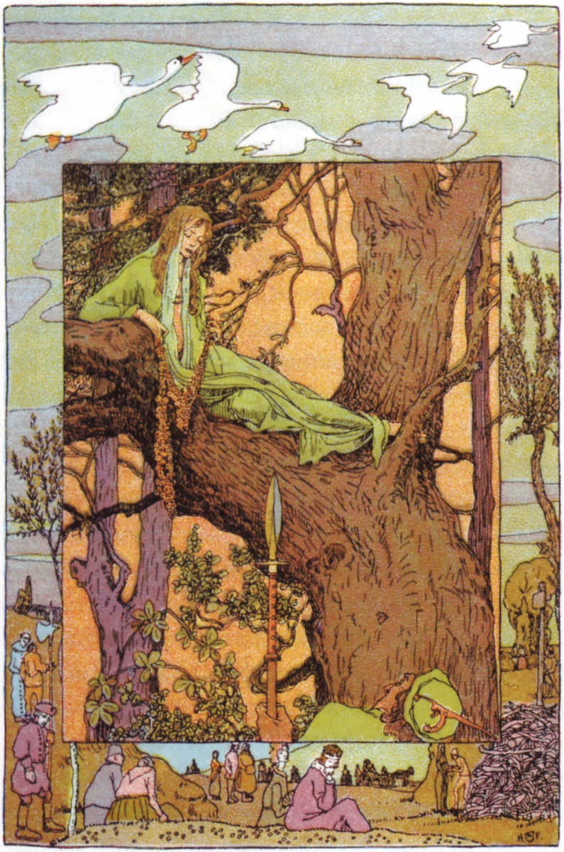 Шестте лебеда Приказка